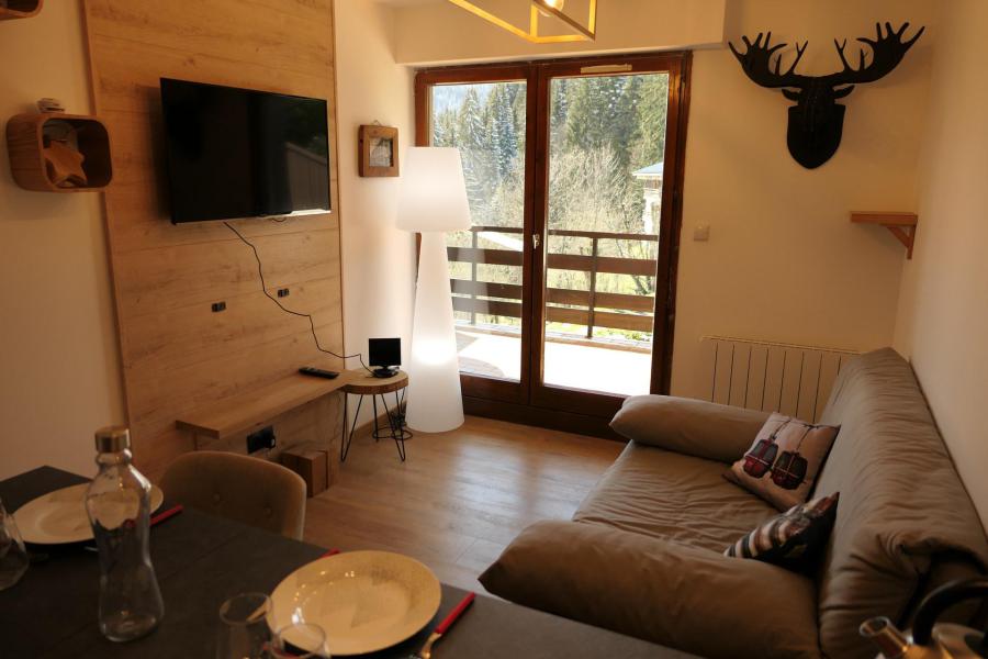 Vakantie in de bergen Appartement 2 kamers 4 personen (SG874) - Résidence Améthyste - Saint Gervais - Woonkamer