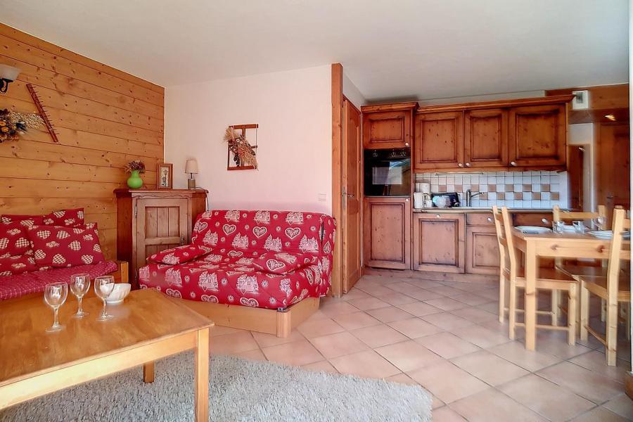 Vakantie in de bergen Appartement 3 kamers 6 personen (0002) - Résidence Ancolie - Les Menuires - Woonkamer