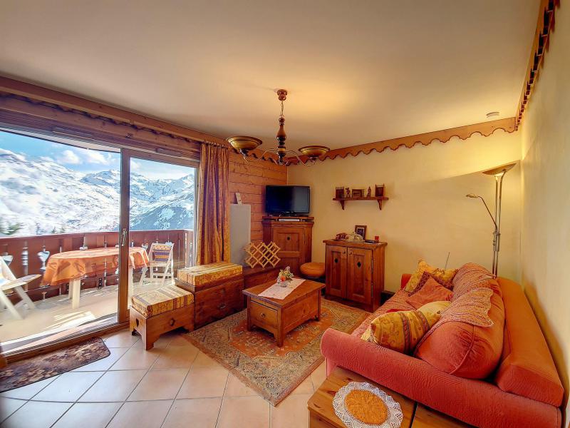 Vakantie in de bergen Appartement 3 kamers 6 personen (0012) - Résidence Ancolie - Les Menuires - Woonkamer