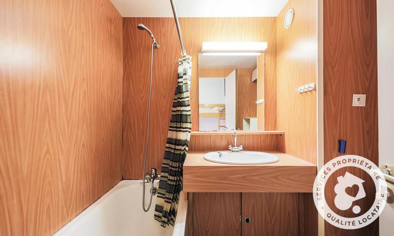 Urlaub in den Bergen Studio für 4 Personen (Confort 25m²-1) - Résidence Andromède - MH - Flaine - Badewanne