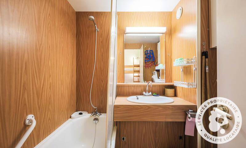 Skiverleih Studio für 4 Personen (Confort 25m²-3) - Résidence Andromède - MH - Flaine - Badewanne