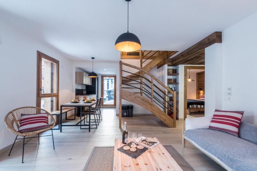 Wakacje w górach Apartament duplex 4 pokojowy 6 osób (PEARL) - Résidence Androsace du Lyret - Chamonix - Pokój gościnny