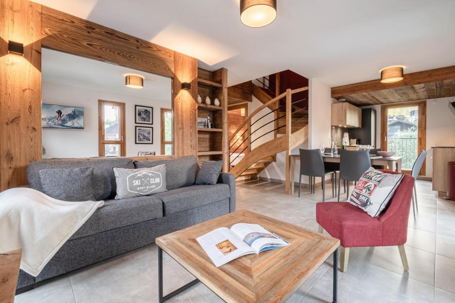 Vacaciones en montaña Apartamento dúplex 4 piezas 6 personas (HOPE) - Résidence Androsace du Lyret - Chamonix - Estancia