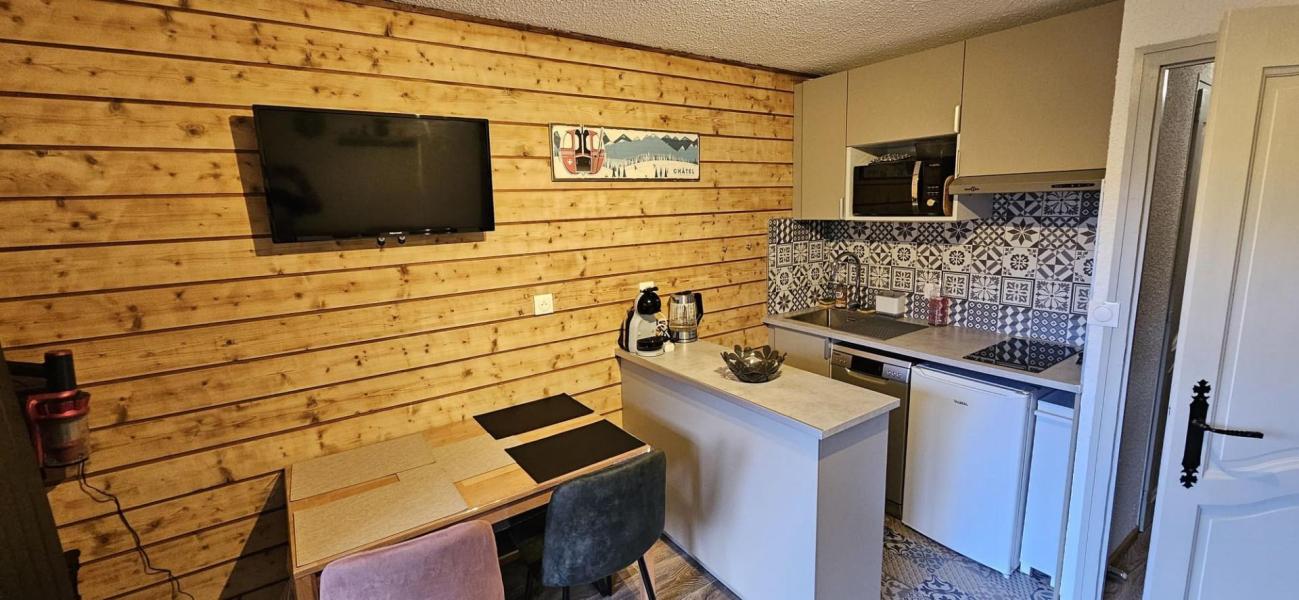 Holiday in mountain resort Studio sleeping corner 4 people - Résidence Anna Maria - Châtel - Kitchenette
