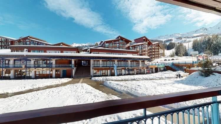 Urlaub in den Bergen Wohnung 3 Zimmer Schlafnische 5 Personen (619) - Résidence Arandelières - Les Arcs - Balkon