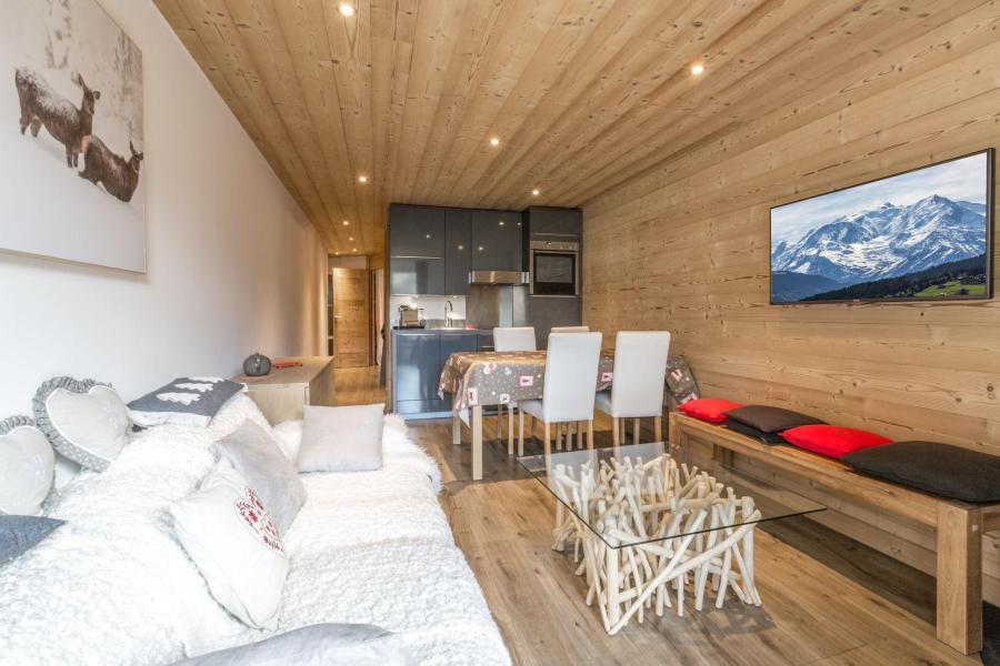 Holiday in mountain resort 3 room apartment sleeping corner 6 people (1518) - Résidence Aravis 1500 - La Clusaz - Living room