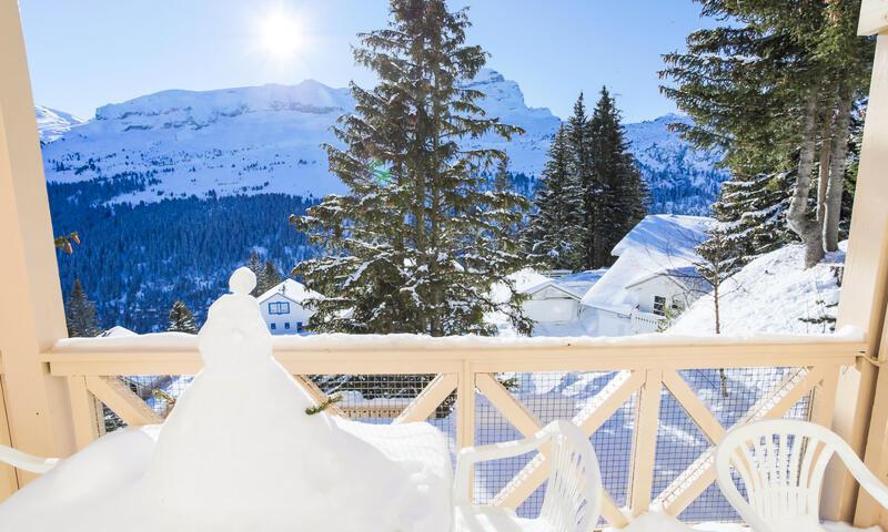 Rent in ski resort 3 room apartment 8 people (Budget 56m²) - Résidence Arbaron - MH - Flaine - Summer outside