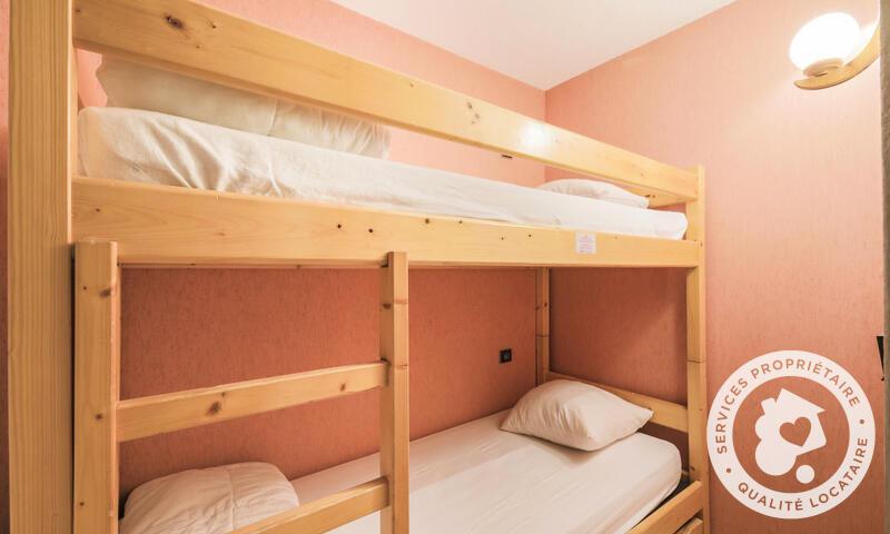 Rent in ski resort 2 room apartment 6 people (Confort 42m²-2) - Résidence Arche - MH - Flaine - Bunk beds