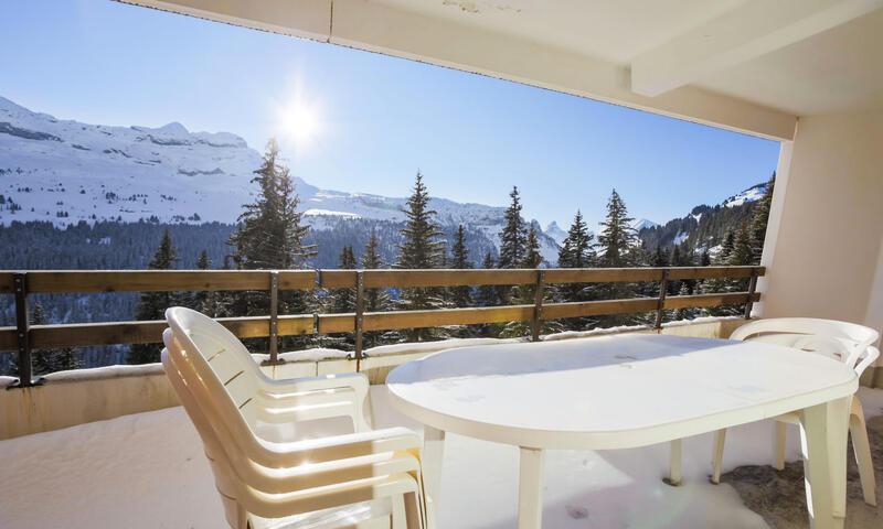 Rent in ski resort 2 room apartment 6 people (Confort 42m²-2) - Résidence Arche - MH - Flaine - Summer outside