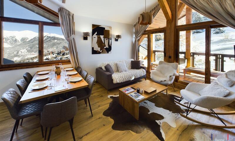 Vakantie in de bergen Appartement 4 kamers 6 personen (59m²) - Résidence Ariondaz Anemone - Courchevel - Buiten zomer