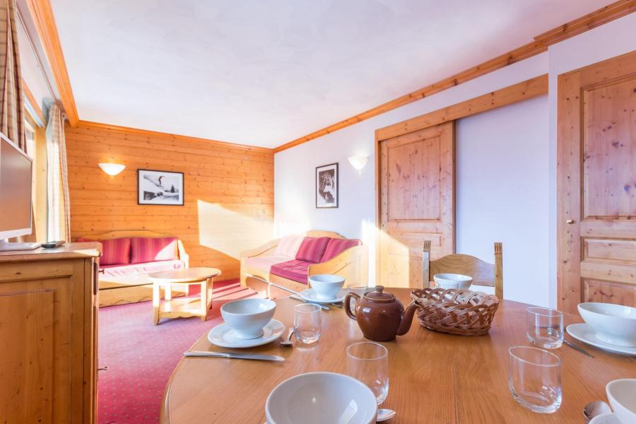 Vakantie in de bergen Appartement 3 kamers 6 personen (506) - Résidence Aspen - La Plagne - Woonkamer