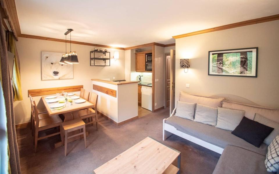 Vakantie in de bergen Appartement 3 kamers 6 personen (G457) - Résidence Athamante - Valmorel - Woonkamer