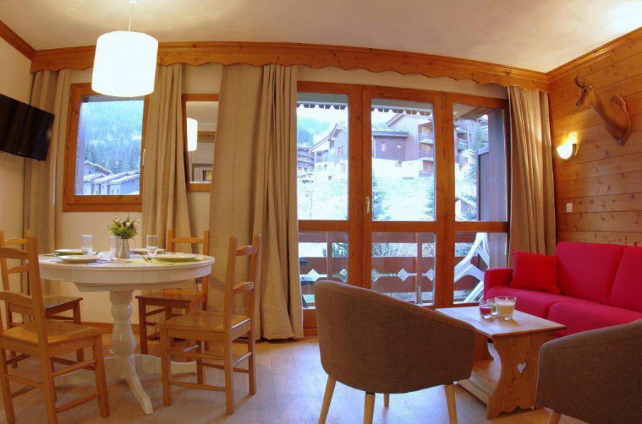Vakantie in de bergen Appartement 3 kamers 6 personen (GLK350) - Résidence Athamante - Valmorel - Woonkamer