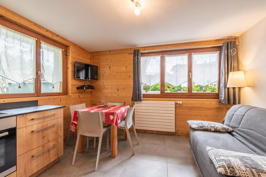 Urlaub in den Bergen 2-Zimmer-Appartment für 3 Personen - Résidence Aulnaie - Les Gets - Wohnzimmer