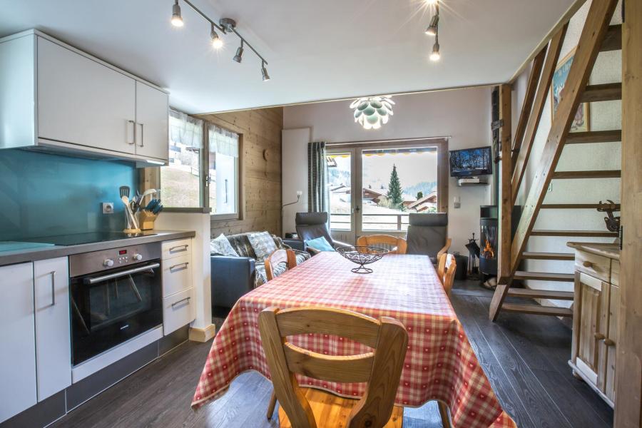 Vakantie in de bergen Appartement 3 kamers mezzanine 6 personen (AUTAN3) - Résidence Autan - La Clusaz - Woonkamer