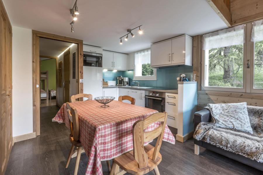 Vakantie in de bergen Appartement 3 kamers mezzanine 6 personen (AUTAN3) - Résidence Autan - La Clusaz - Woonkamer