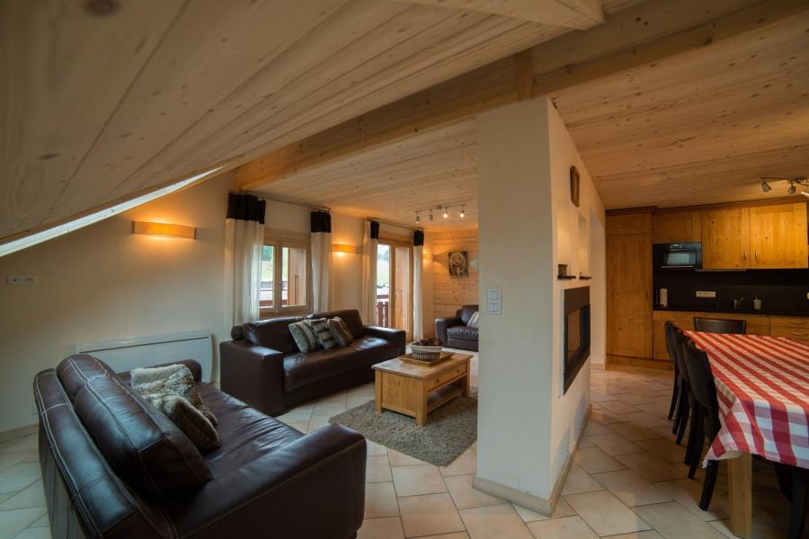 Vacances en montagne Appartement duplex 5 pièces 10 personnes - Résidence Azalées - Les Gets - Séjour