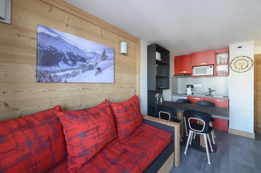 Urlaub in den Bergen Résidence Backgammon - Montchavin La Plagne - Wohnzimmer