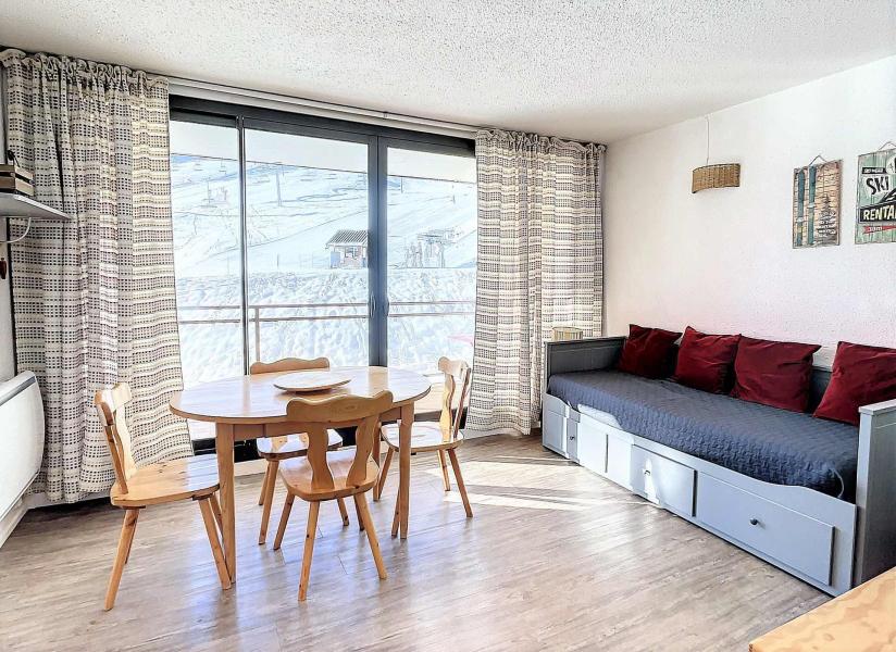 Urlaub in den Bergen Studio für 5 Personen (0104) - Résidence Baikonour - Le Corbier - Wohnzimmer