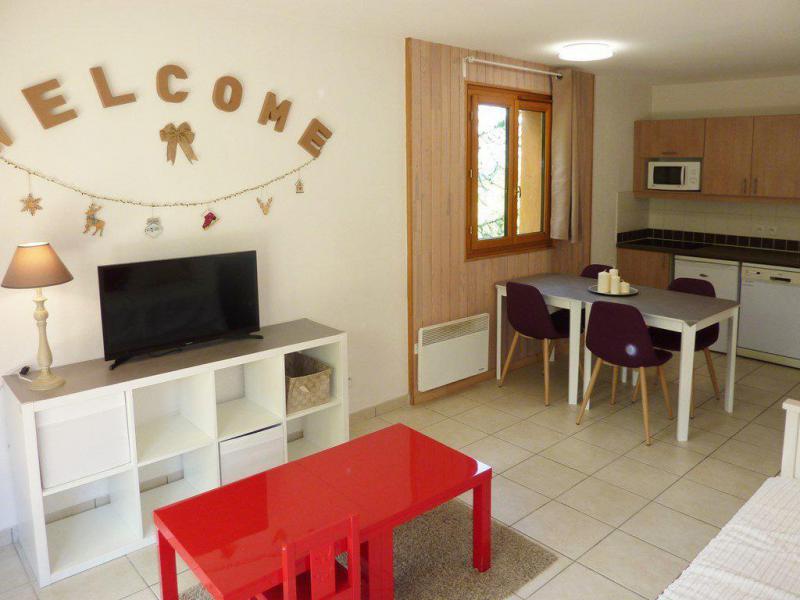 Urlaub in den Bergen 2-Zimmer-Appartment für 4 Personen (500) - Résidence Balcon des Airelles - Les Orres - Wohnzimmer