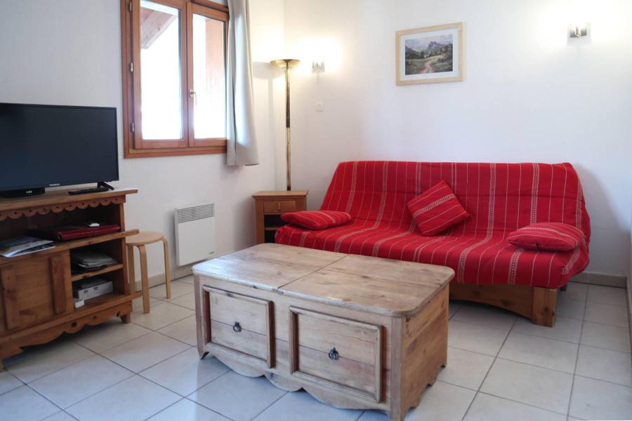 Holiday in mountain resort 3 room duplex apartment 8 people (494) - Résidence Balcon des Airelles - Les Orres - Living room