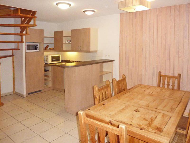 Holiday in mountain resort 3 room duplex apartment 8 people (494) - Résidence Balcon des Airelles - Les Orres - Living room