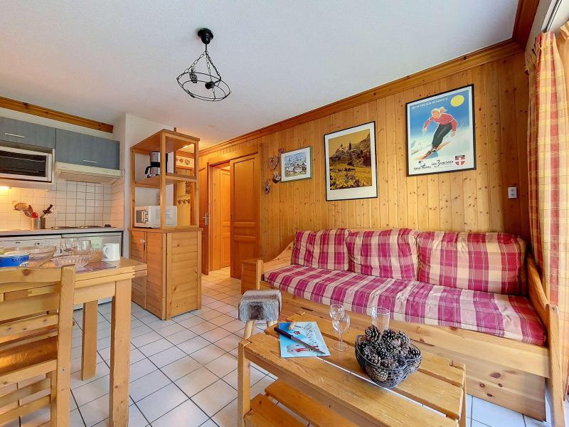 Holiday in mountain resort 2 room apartment cabin 6 people (A2) - Résidence Balcons de Tougnette - Saint Martin de Belleville - Living room