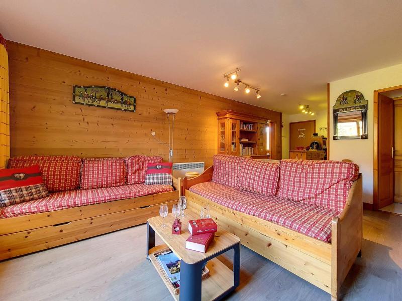 Urlaub in den Bergen 3-Zimmer-Appartment für 6 Personen (A12) - Résidence Balcons de Tougnette - Saint Martin de Belleville - Wohnzimmer