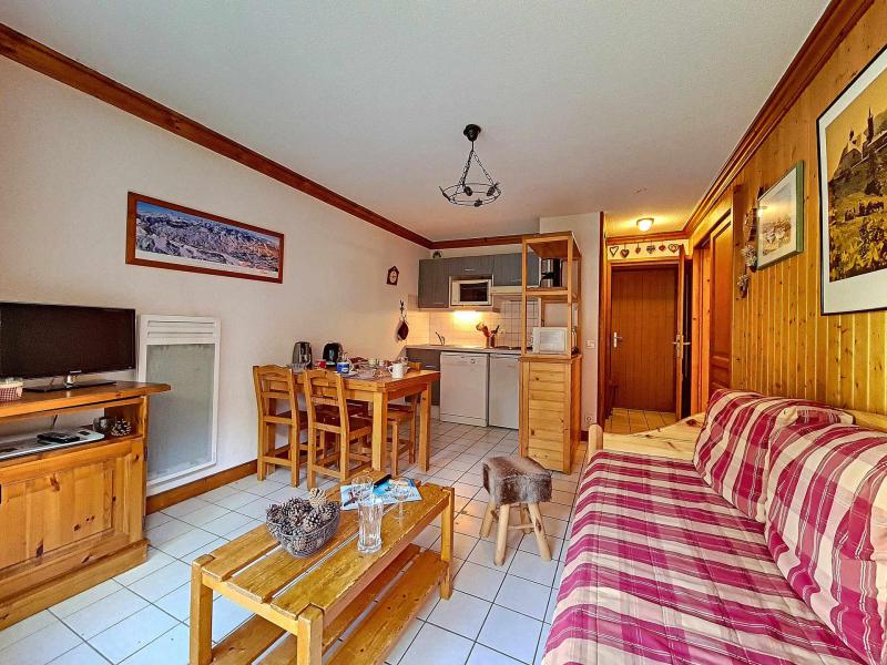 Vakantie in de bergen Appartement 2 kabine kamers 6 personen (A2) - Résidence Balcons de Tougnette - Saint Martin de Belleville - Woonkamer