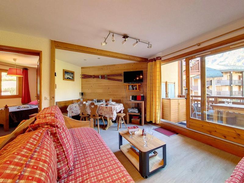 Vakantie in de bergen Appartement 3 kamers 6 personen (A12) - Résidence Balcons de Tougnette - Saint Martin de Belleville - Woonkamer