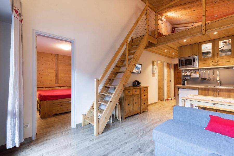 Holiday in mountain resort 3 room mezzanine apartment cabin 6 people (BALM08) - Résidence Balme I - La Clusaz - Living room