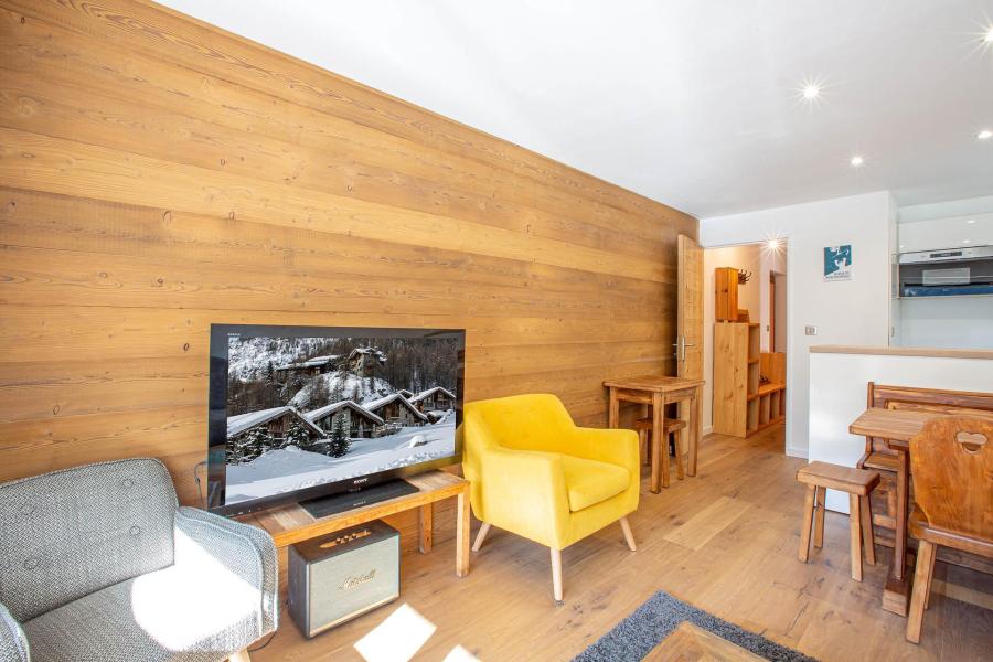 Vakantie in de bergen Studio bergnis 6 personen (BALM06) - Résidence Balme I - La Clusaz - Woonkamer