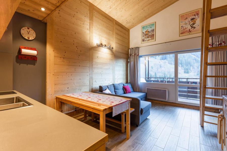 Urlaub in den Bergen Wohnung 3 Zimmer Kabine mezzanine 6 Personnen (BALM08) - Résidence Balme I - La Clusaz - Wohnzimmer