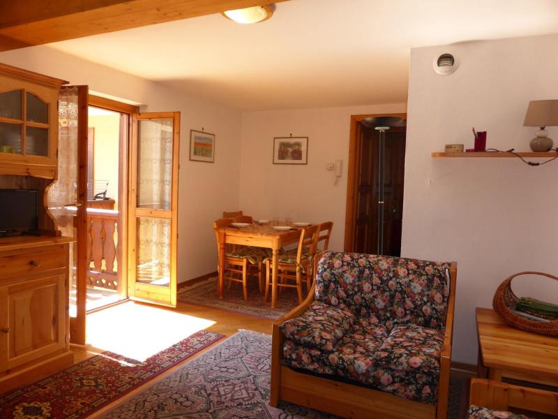 Holiday in mountain resort 2 room apartment 5 people (6) - Résidence Beauregard - Les Houches - Living room