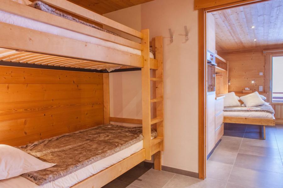 Holiday in mountain resort Studio sleeping corner 4 people (001) - Résidence Beauregard - Le Grand Bornand - Bunk beds