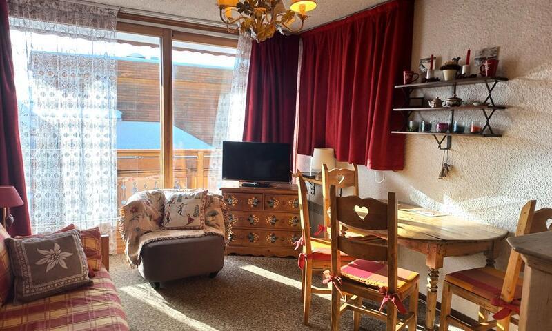 Vakantie in de bergen Appartement 2 kamers 4 personen (33m²) - Résidence Bel Oisans I - MH - Alpe d'Huez - Woonkamer