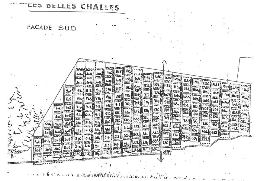 Wakacje w górach Résidence Belles Challes - Les Arcs - Plan