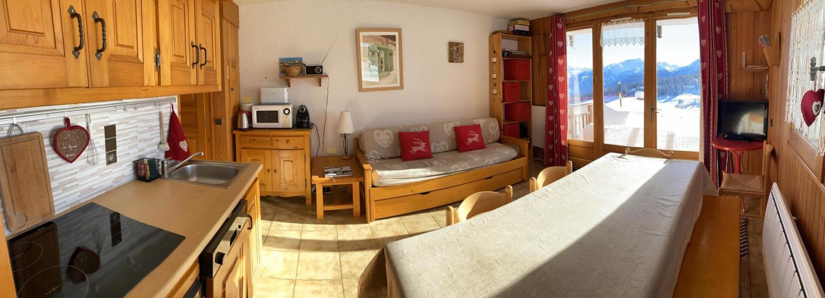 Vakantie in de bergen Appartement 2 kamers 5 personen (01) - Résidence Bellevue - Les Saisies