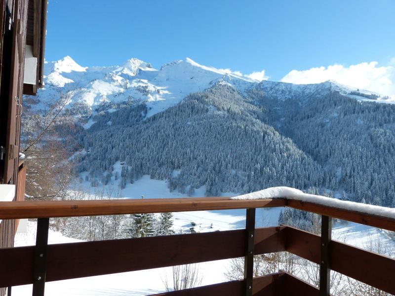 Holiday in mountain resort 2 room apartment sleeping corner 6 people (BEL631) - Résidence Belvedere 2 - La Clusaz - Balcony