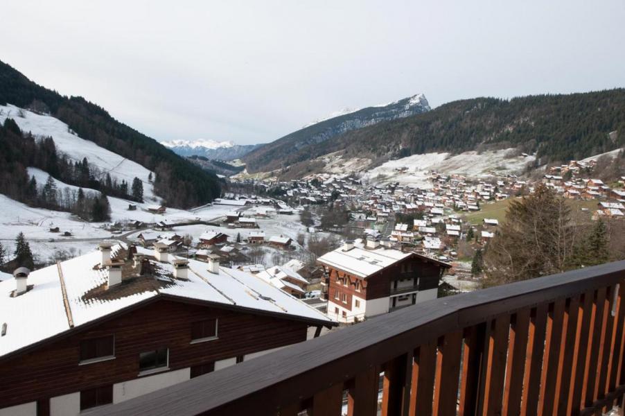 Vacaciones en montaña Apartamento 3 piezas para 6 personas (2-3U) - Résidence Belvédère - Le Grand Bornand - Balcón