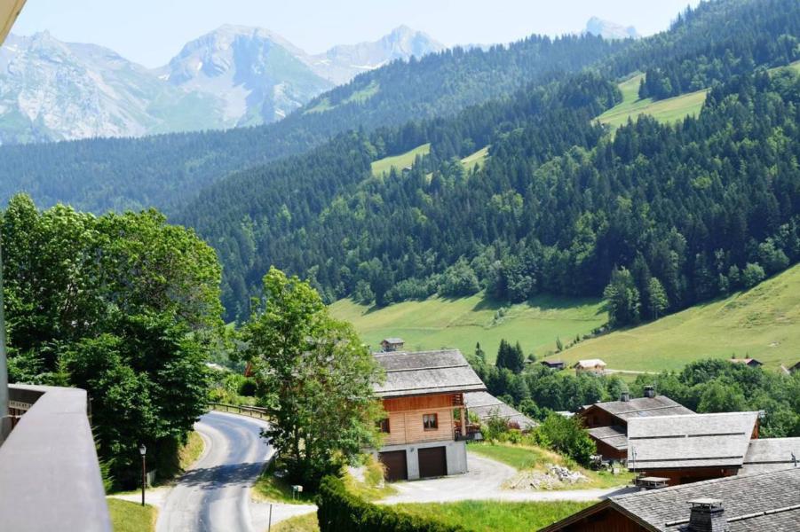 Vakantie in de bergen Studio bergnis 4 personen (2-1H) - Résidence Belvédère - Le Grand Bornand - Balkon