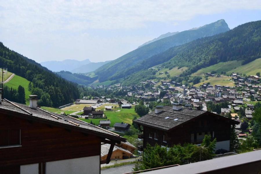 Vakantie in de bergen Studio bergnis 4 personen (2-1H) - Résidence Belvédère - Le Grand Bornand - Balkon