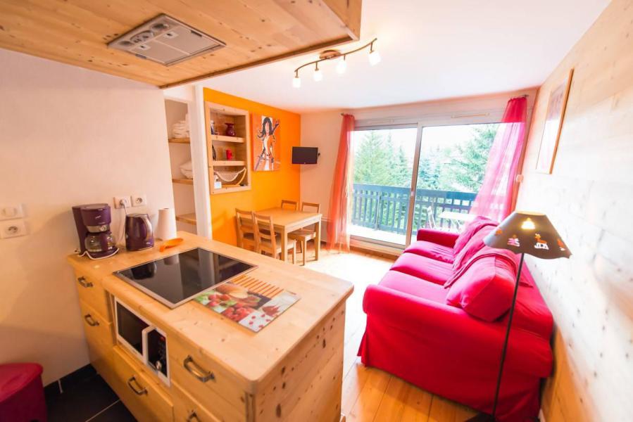 Urlaub in den Bergen 2-Zimmer-Appartment für 4 Personen (BEZBRE) - Résidence Bez - Serre Chevalier - Wohnzimmer