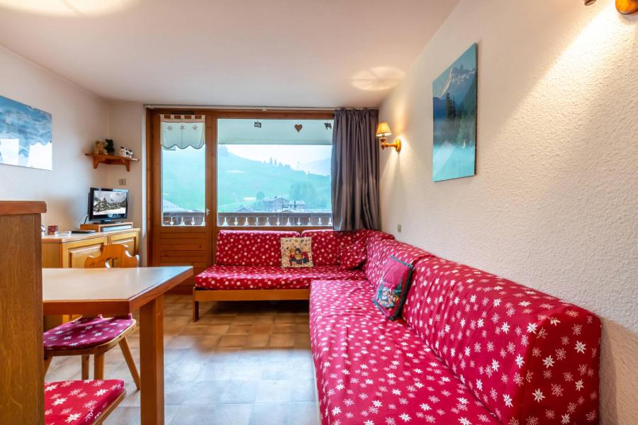 Urlaub in den Bergen Studio Kabine für 5 Personen (25) - Résidence Biblos - La Clusaz - Wohnzimmer