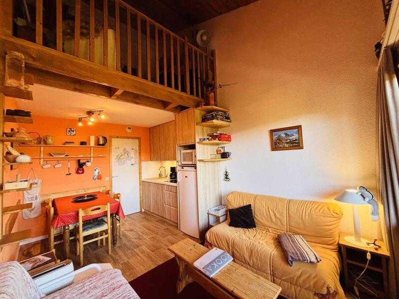 Holiday in mountain resort 3 room duplex apartment 7 people (407) - Résidence Bilboquet - Montchavin La Plagne - Living room