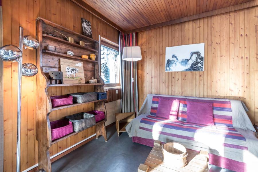 Urlaub in den Bergen 2-Zimmer-Holzhütte für 4 Personen (BISO27) - Résidence Bison - La Clusaz - Wohnzimmer