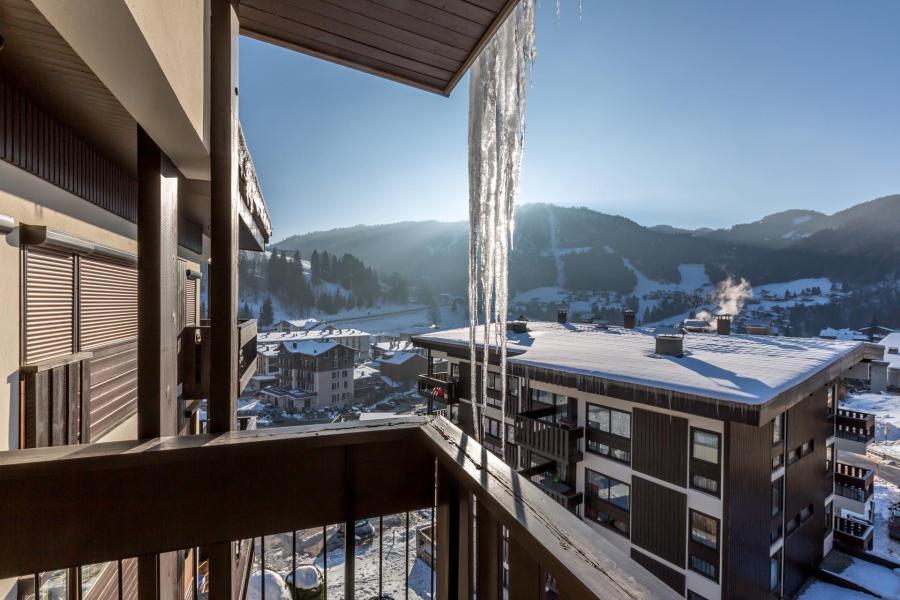 Vacances en montagne Appartement 2 pièces cabine 4 personnes (BISO27) - Résidence Bison - La Clusaz - Balcon