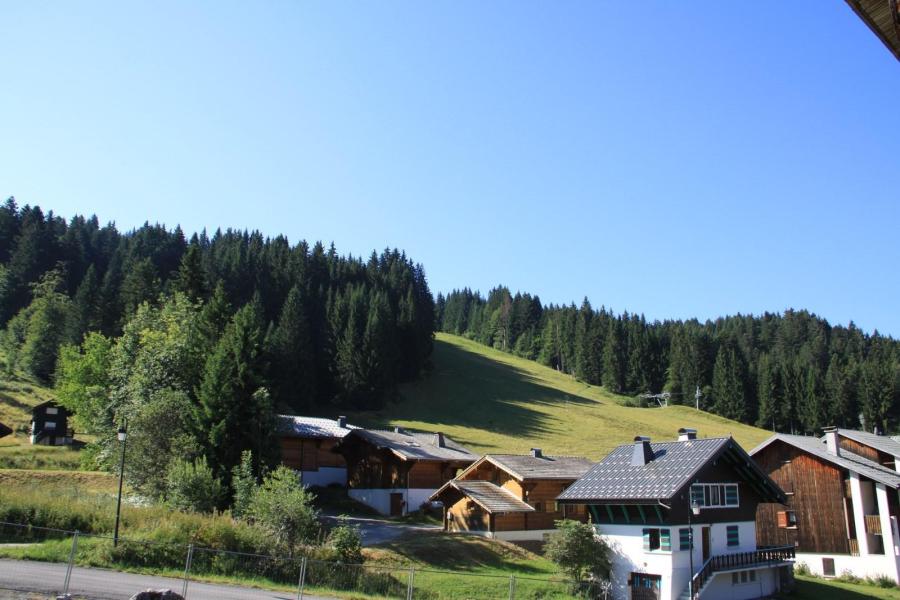 Urlaub in den Bergen 3 Zimmer Maisonettewohnung für 6 Personen - Résidence Bois de Lune  - Les Gets - Draußen im Sommer