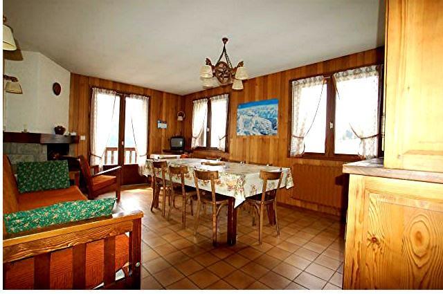 Holiday in mountain resort 4 room apartment 6 people - Résidence Bon Séjour - Le Grand Bornand - Living room