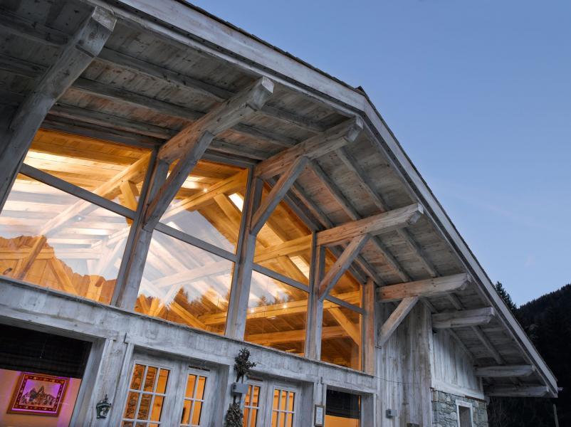 Skiverleih Résidence Boutique Le Hameau de Pierre Blanche - Les Houches - Draußen im Sommer